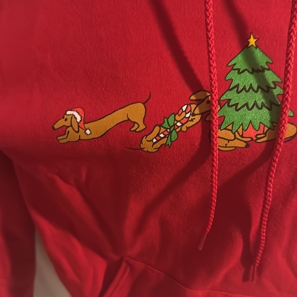 Hanes Tops - Dachshund Christmas sweatshirt